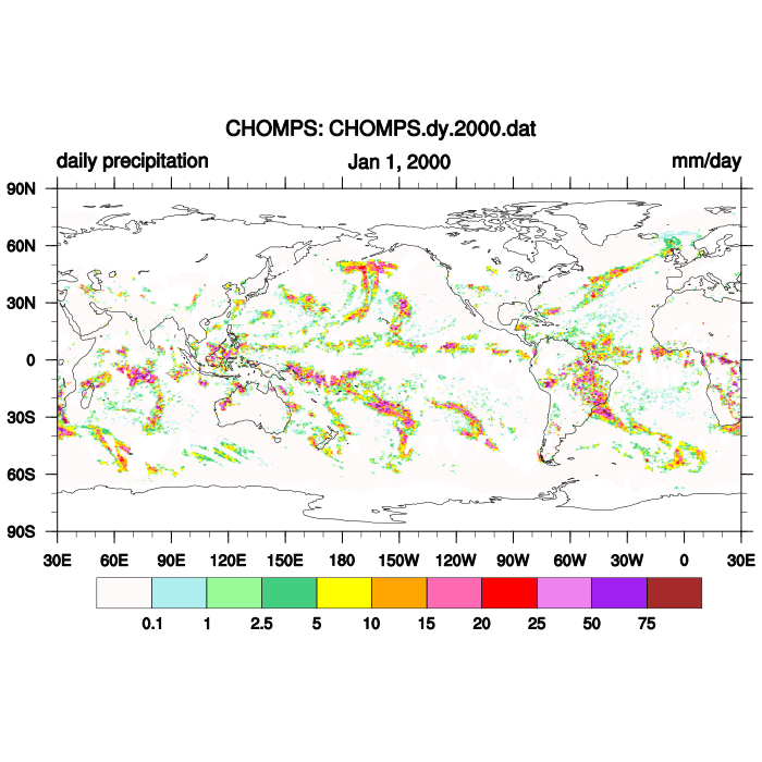 CHOMPS: CICS High-Resolution Optimally Interpolated Microwave Precipitation from Satellites