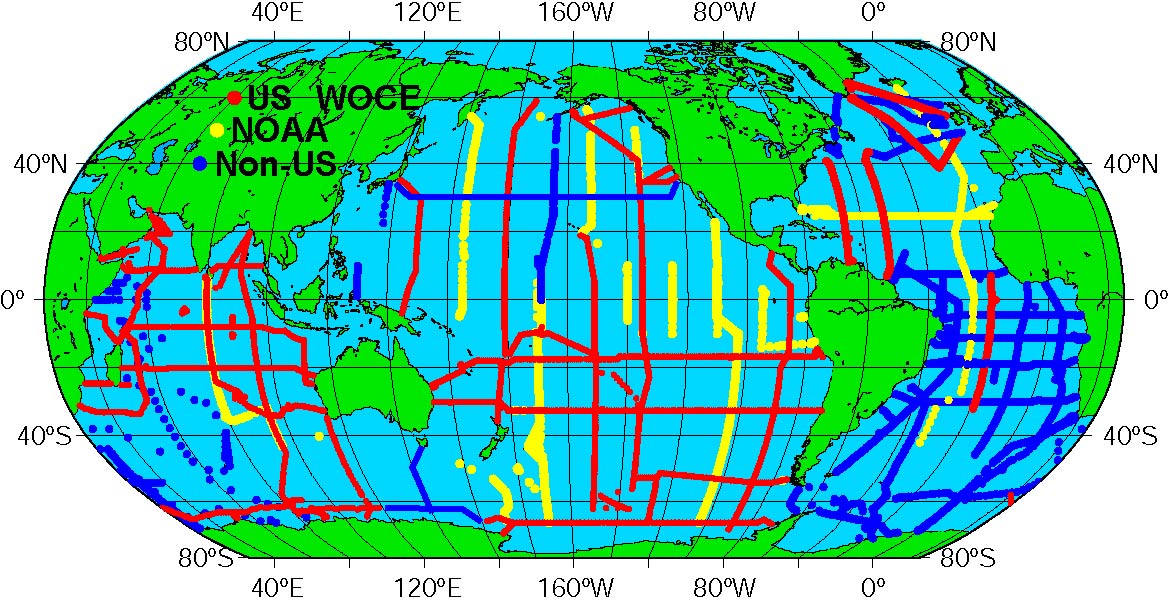 GLODAP: GLobal Ocean Data Analysis Project for Carbon