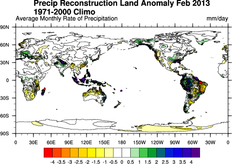Precipitation Reconstruction Land (PREC/L): 1948-present
