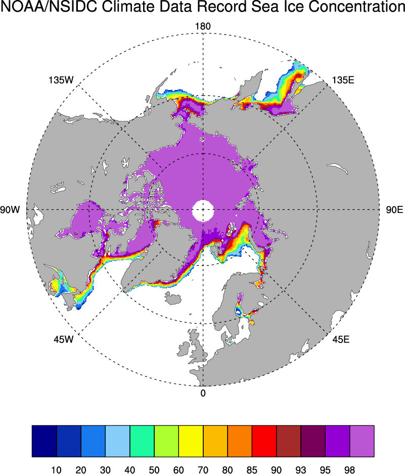 Sea Ice Concentration: NOAA/NSIDC Climate Data Record