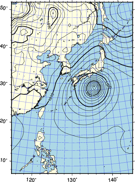 Typhoon Kathleen in JRA-3Q