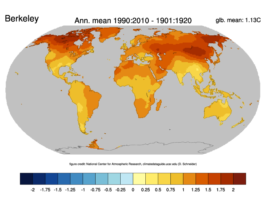 Global Surface Temperatures: BEST: Berkeley Earth Surface Temperatures ...