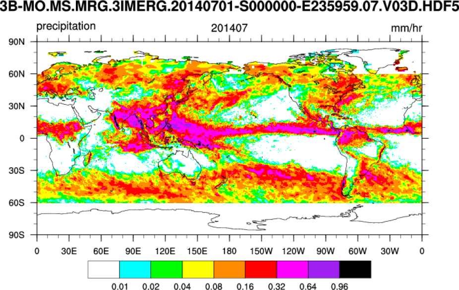 GPM Global Precipitation Measurement Mission Climate Data Guide