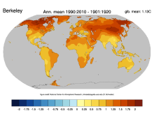 Global surface temperatures: BEST: Berkeley Earth Surface Temperatures