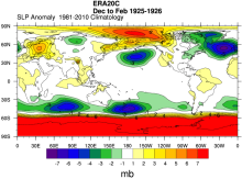 ERA-20C: ECMWF's atmospheric reanalysis of the 20th century (and comparisons with NOAA's 20CR)