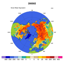 Global Monthly EASE-Grid Snow Water Equivalent Climatology: SSMR, SSMI