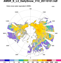 Snow Water Equivalent (AMSR-E)