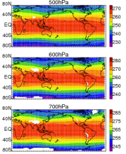 AIRS and AMSU: Tropospheric air temperature and specific humidity