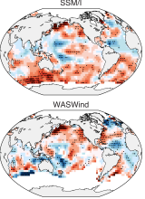 WASWind: Wave and Anemometer-based Sea Surface Wind