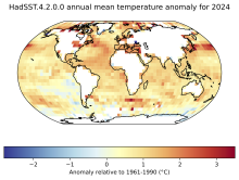 ERSST 2024 Mean Temperature