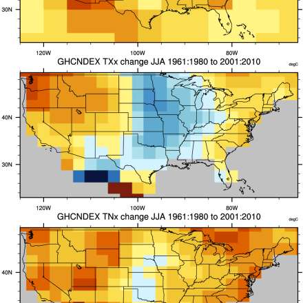 GHCNDEX: Gridded Temperature and Precipitation Climate Extremes Indices (CLIMDEX data)