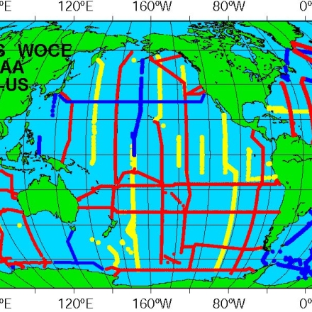 GLODAP: GLobal Ocean Data Analysis Project for Carbon